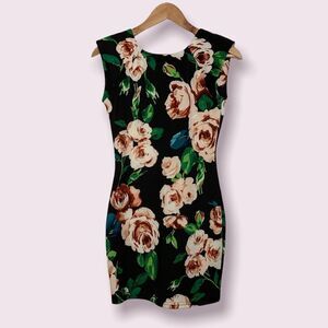 Floral Bodycon Sheath Dress
